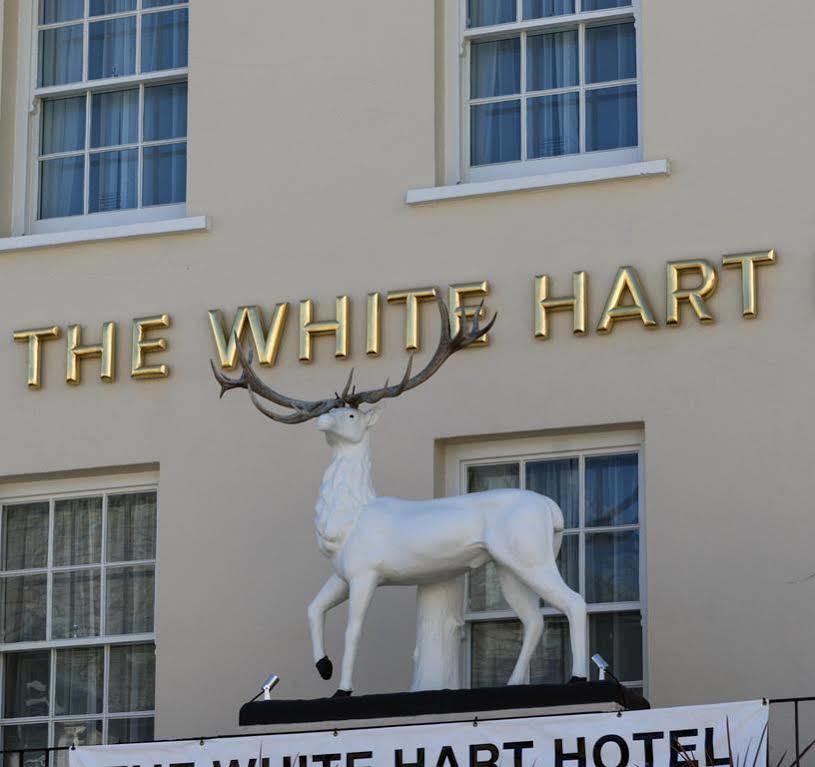 ホテルThe White Hart カロンプトン エクステリア 写真